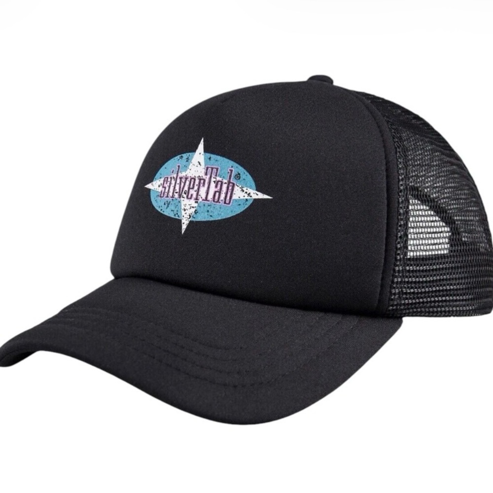 Levi's SilverTab Black Mesh Trucker Hat